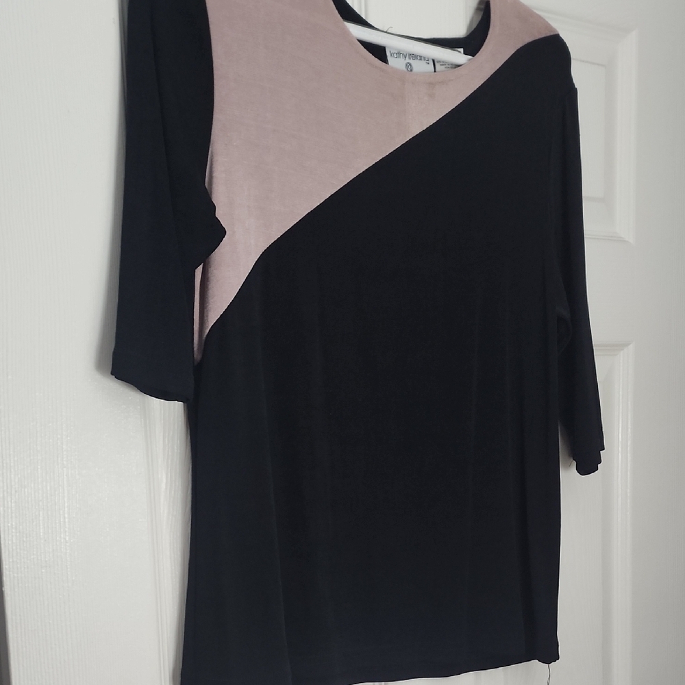 Elegant Black and Pink Women's Dress